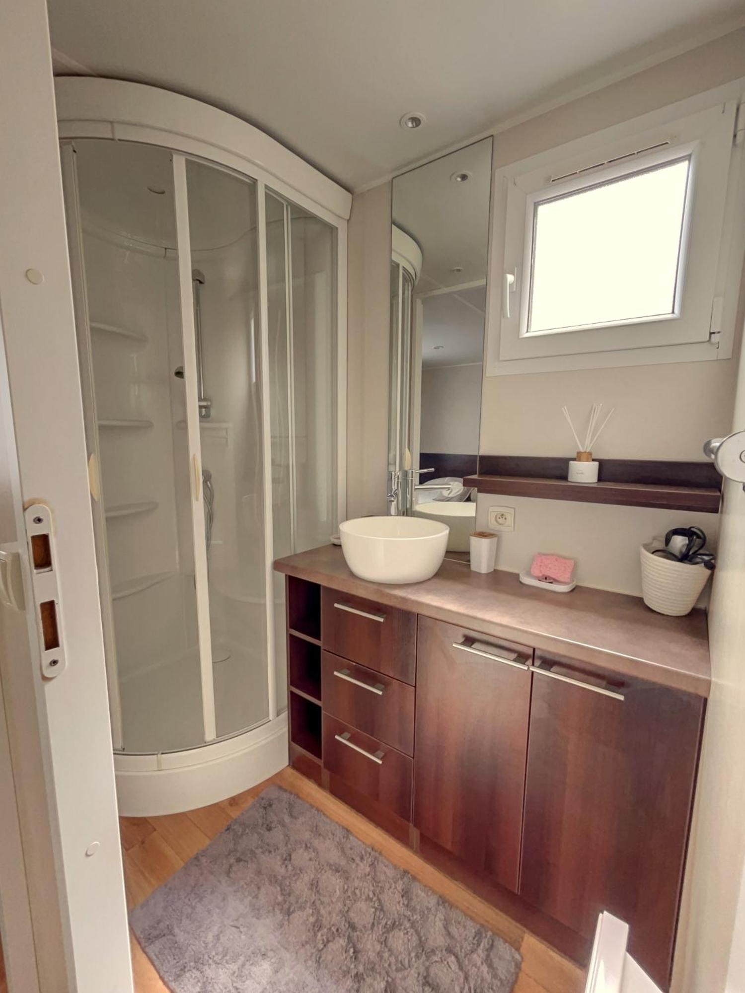 Mobilhome Cocooning Mimizan Bagian luar foto